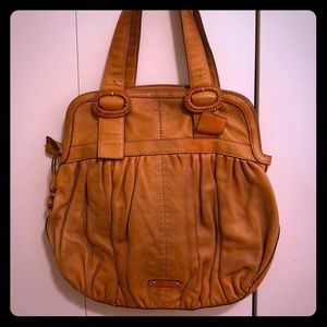 Orange Cole Haan bag